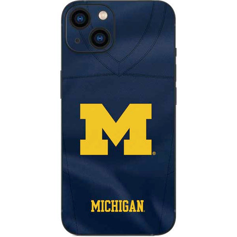 University of Michigan Blue Jersey iPhone 14 Plus Skin