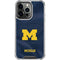 University of Michigan Blue Jersey iPhone 14 Pro Clear Case