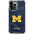 University of Michigan Blue Jersey iPhone 14 Pro Max Clear Case