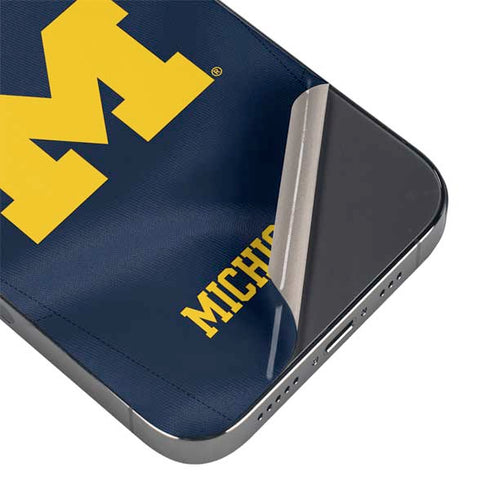 University of Michigan Blue Jersey iPhone 14 Pro Skin