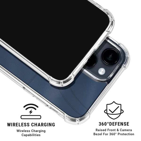 University of Michigan Blue Jersey iPhone 15 Clear Case