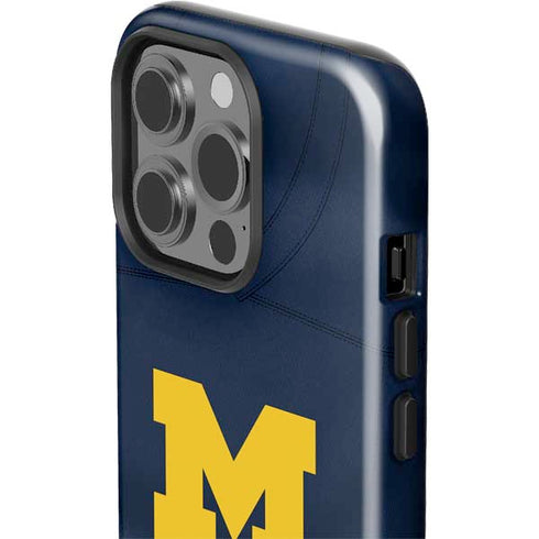 University of Michigan Blue Jersey iPhone 15 Pro Impact Case