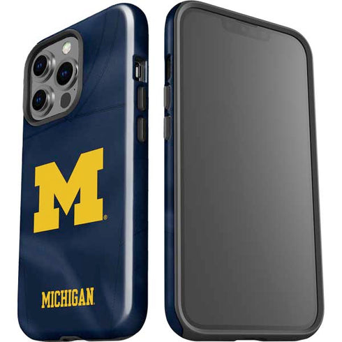 University of Michigan Blue Jersey iPhone 15 Pro Impact Case