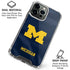 University of Michigan Blue Jersey iPhone 15 Pro Max Clear Case