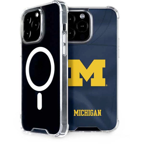 University of Michigan Blue Jersey iPhone 15 Pro Max MagSafe Case