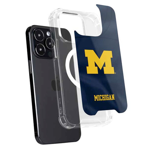 University of Michigan Blue Jersey iPhone 15 Pro Max MagSafe Case