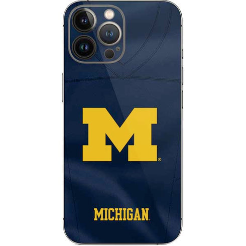 University of Michigan Blue Jersey iPhone 15 Pro Max Skin