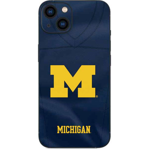 University of Michigan Blue Jersey iPhone 15 Skin