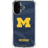 University of Michigan Blue Jersey iPhone 16 Plus Clear Case
