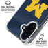 University of Michigan Blue Jersey iPhone 16 Plus Clear Case