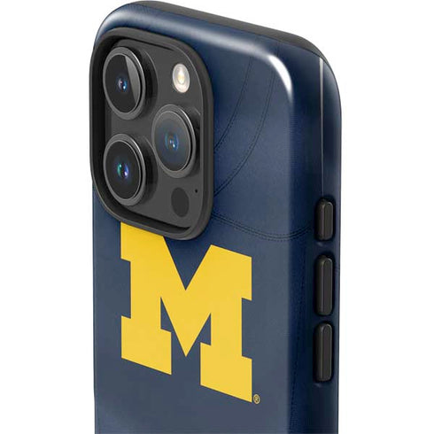 University of Michigan Blue Jersey iPhone 16 Pro Max Impact Case