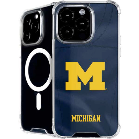 University of Michigan Blue Jersey iPhone 16 Pro Max MagSafe Case