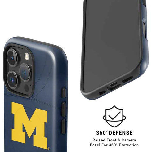 University of Michigan Blue Jersey iPhone 16 Pro Max Magsafe Impact Case