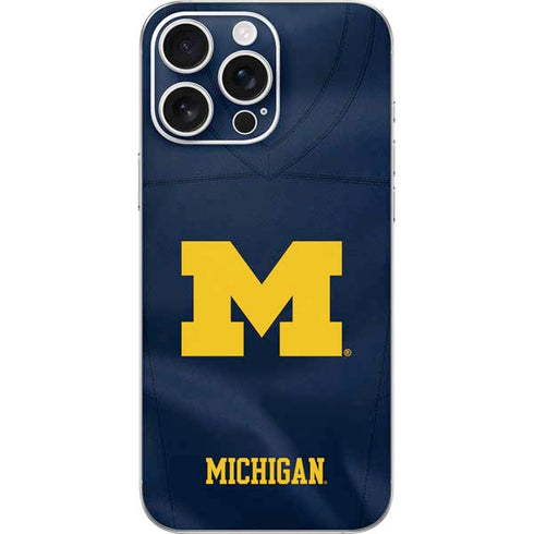University of Michigan Blue Jersey iPhone 16 Pro Max Skin