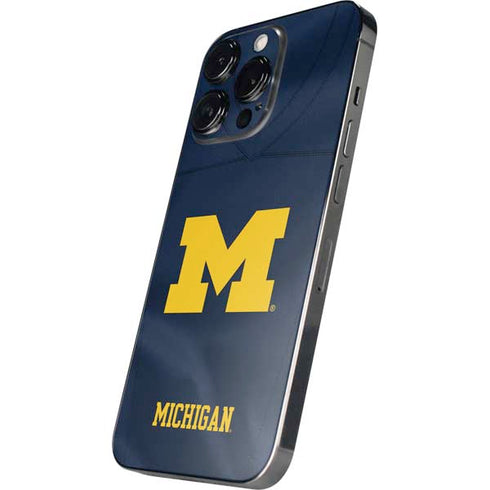 University of Michigan Blue Jersey iPhone 16 Pro Max Skin