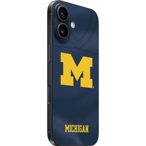 University of Michigan Blue Jersey iPhone 16 Skin