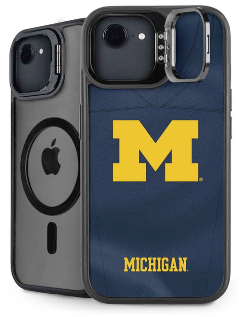 University of Michigan Blue Jersey iPhone 16e Kickstand Case