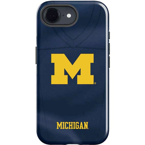 University of Michigan Blue Jersey iPhone 16e Impact Case