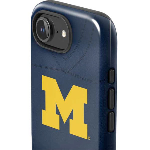 University of Michigan Blue Jersey iPhone 16e Impact Case