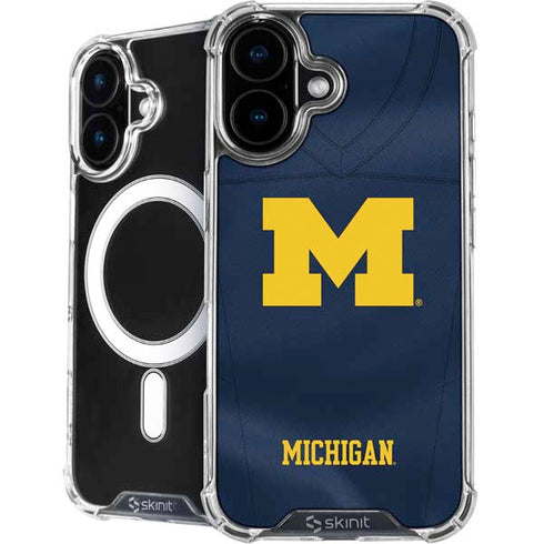 University of Michigan Blue Jersey iPhone 17 MagSafe Case
