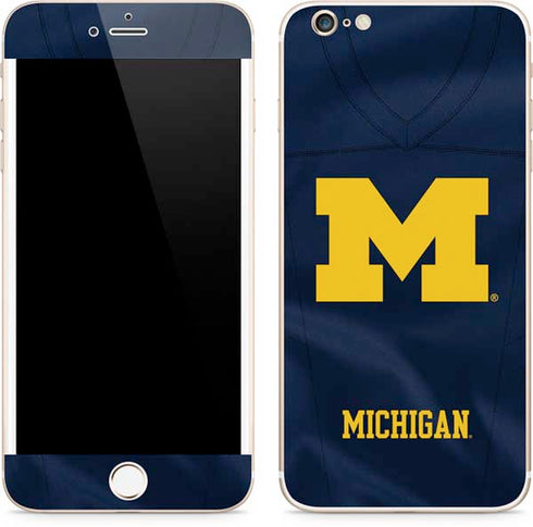 University of Michigan Blue Jersey iPhone 6/6s Plus Skin