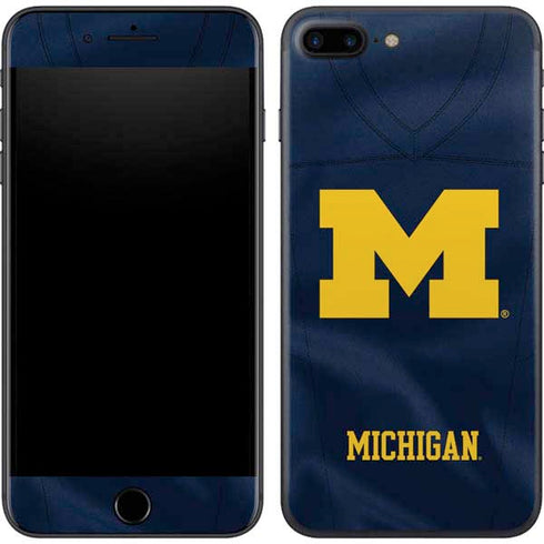 University of Michigan Blue Jersey iPhone 7 Plus Skin
