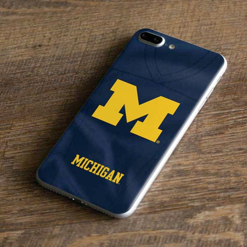 University of Michigan Blue Jersey iPhone 7 Plus Skin