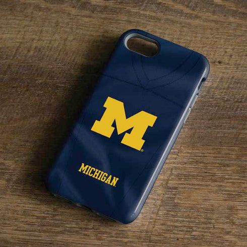 University of Michigan Blue Jersey iPhone 7 Pro Case