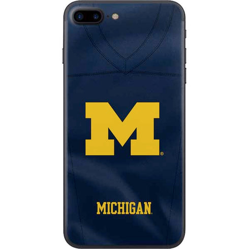 University of Michigan Blue Jersey iPhone 8 Plus Skin