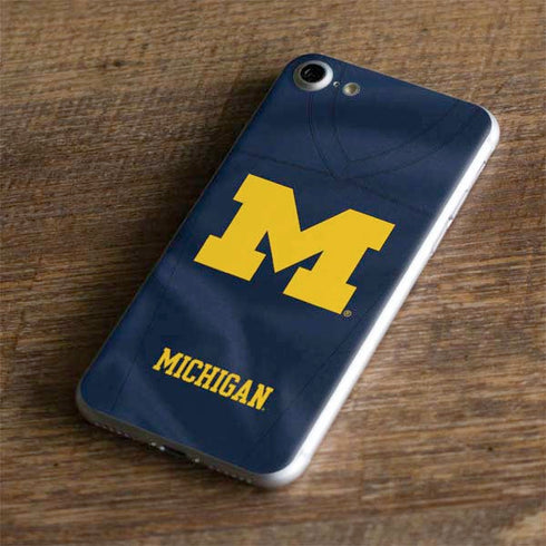 University of Michigan Blue Jersey iPhone 8 Skin