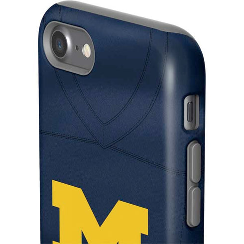 University of Michigan Blue Jersey iPhone SE (2nd & 3rd Gen) Pro Case