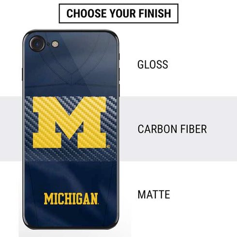 University of Michigan Blue Jersey iPhone SE (2nd & 3rd Gen) Skin