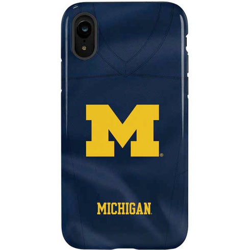 University of Michigan Blue Jersey iPhone XR Pro Case