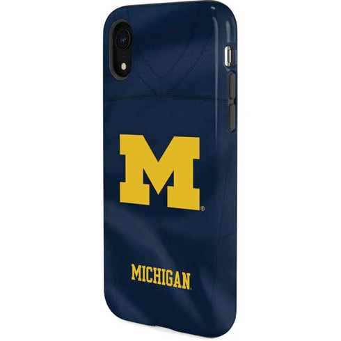 University of Michigan Blue Jersey iPhone XR Pro Case