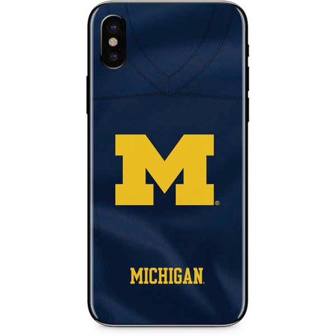 University of Michigan Blue Jersey iPhone XS Max Skin