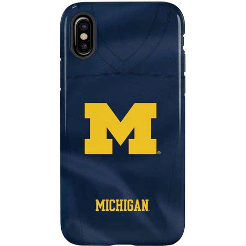 University of Michigan Blue Jersey iPhone XS Pro Case