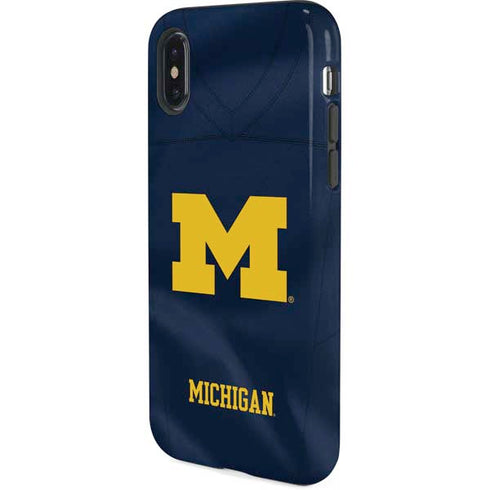 University of Michigan Blue Jersey iPhone XS Pro Case