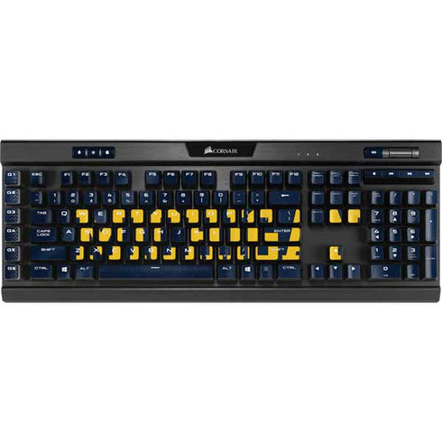 University of Michigan Blue Jersey K95 RGB PLATINUM Mechanical Gaming Keyboard Skin