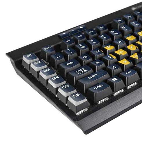 University of Michigan Blue Jersey K95 RGB PLATINUM Mechanical Gaming Keyboard Skin