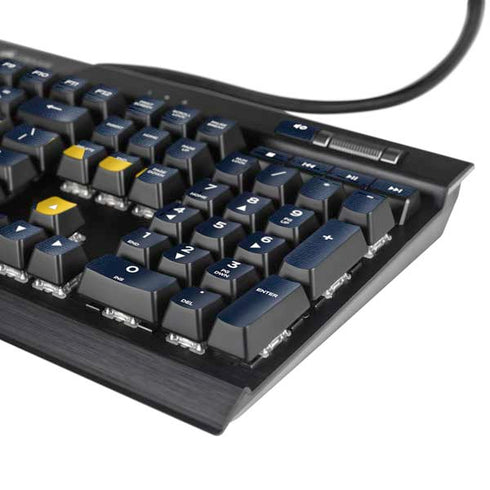 University of Michigan Blue Jersey K95 RGB PLATINUM Mechanical Gaming Keyboard Skin