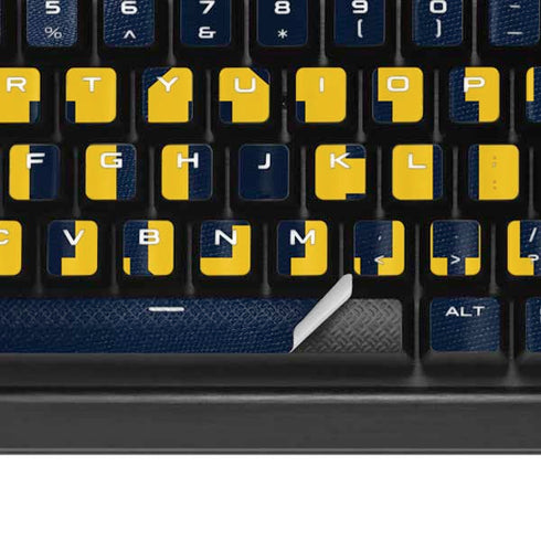 University of Michigan Blue Jersey K95 RGB PLATINUM Mechanical Gaming Keyboard Skin