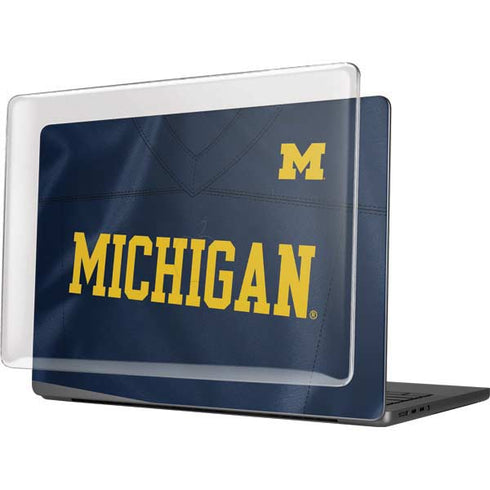 University of Michigan Blue Jersey MacBook Pro 14in (2021-24) Case plus Skin