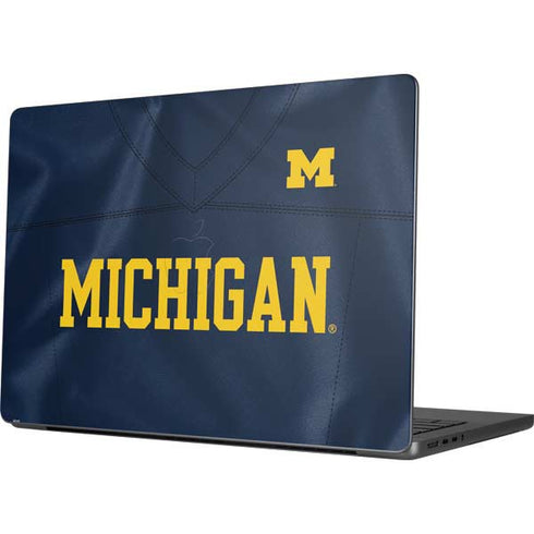 University of Michigan Blue Jersey MacBook Pro 14in (2021-24) Skin