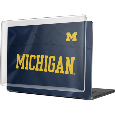 University of Michigan Blue Jersey MacBook Pro 16in (2021-25) Case plus Skin