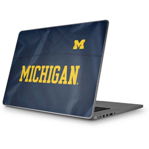University of Michigan Blue Jersey Apple MacBook Pro 17-inch Skin