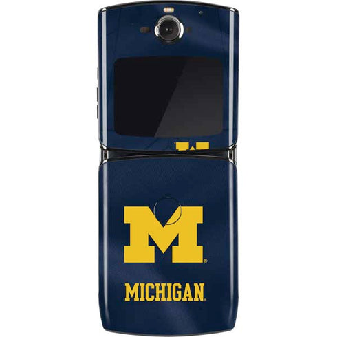 University of Michigan Blue Jersey Motorola RAZR Skin