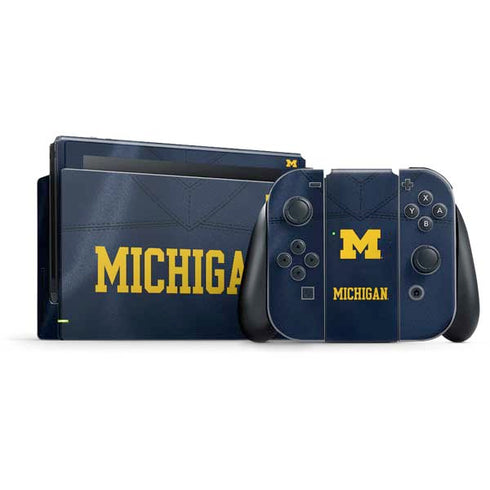 University of Michigan Blue Jersey Nintendo Skins