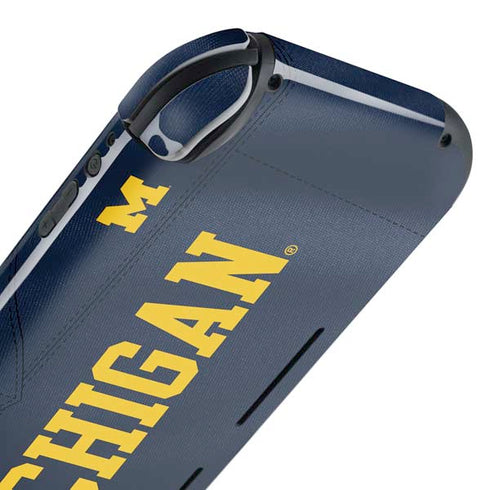 University of Michigan Blue Jersey Nintendo Switch Lite Skin