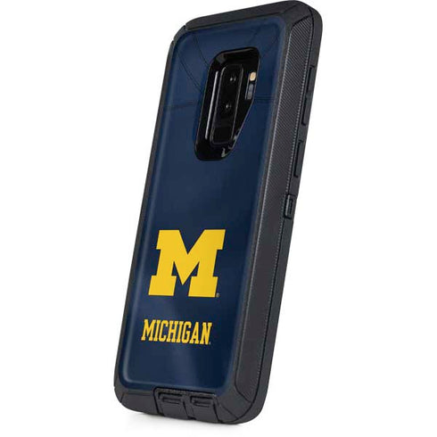 University of Michigan Blue Jersey Otterbox Defender Galaxy Skin