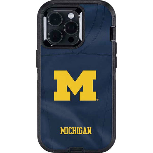 University of Michigan Blue Jersey Otterbox Defender iPhone Skin